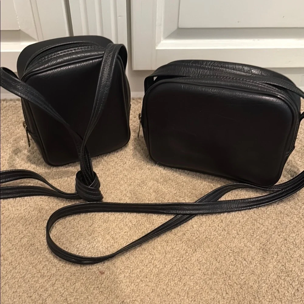 TWO Padded Crossbody Camera Bags
